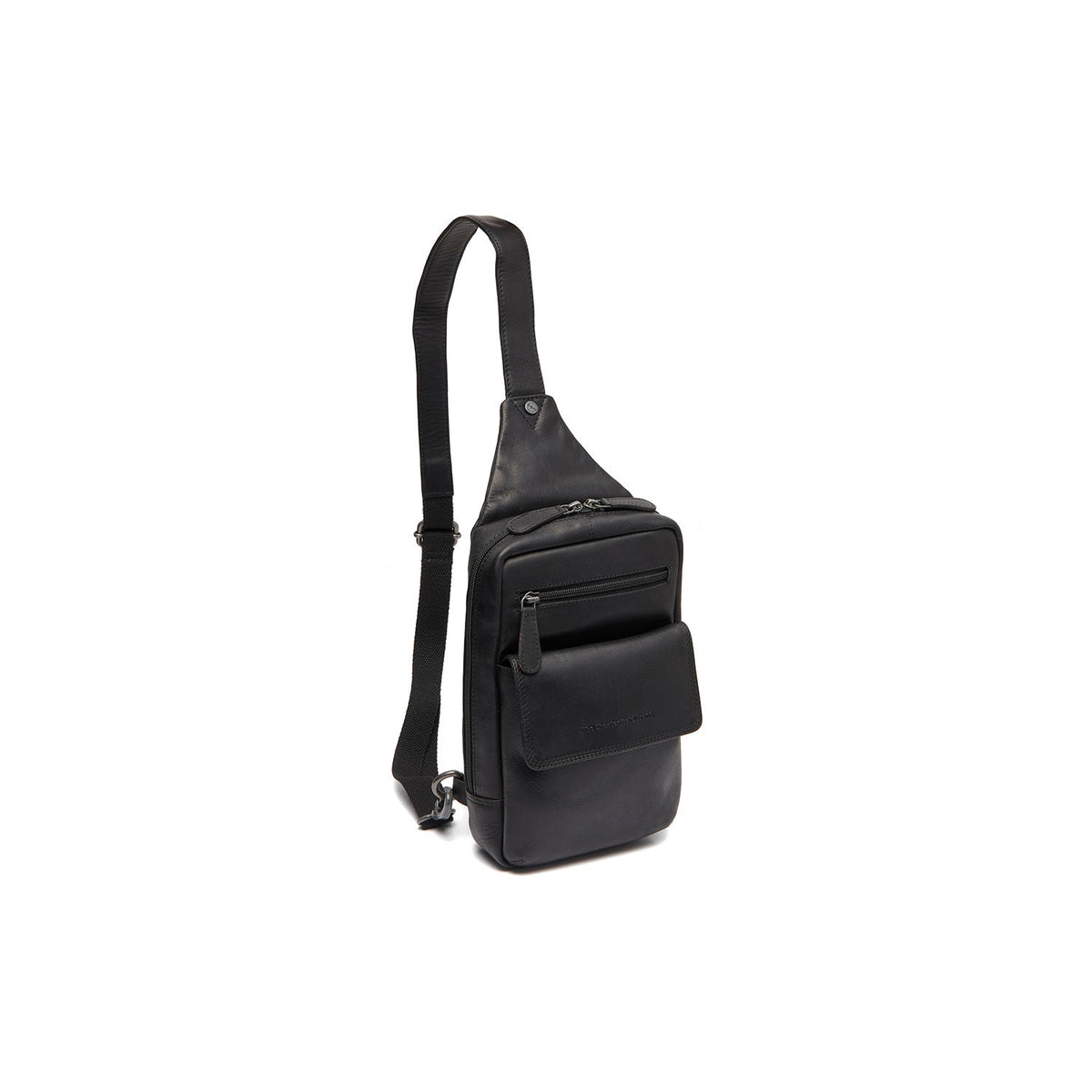 Leather Sling Bag Turelle voor Dames in Classic 100% Full-Grain Leather - Full Exterior Front Profile View | Buy Online