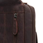 Brown Leather Sling Bag Turelle voor Dames, detail view 3