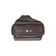 Brown Leather Sling Bag Turelle voor Dames, detail view 4