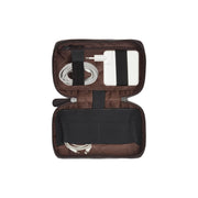 Tailored Rib Cuffs &amp; Hem Craftsmanship Construction Detail on Leather Tech-Organizer Ardan voor Dames