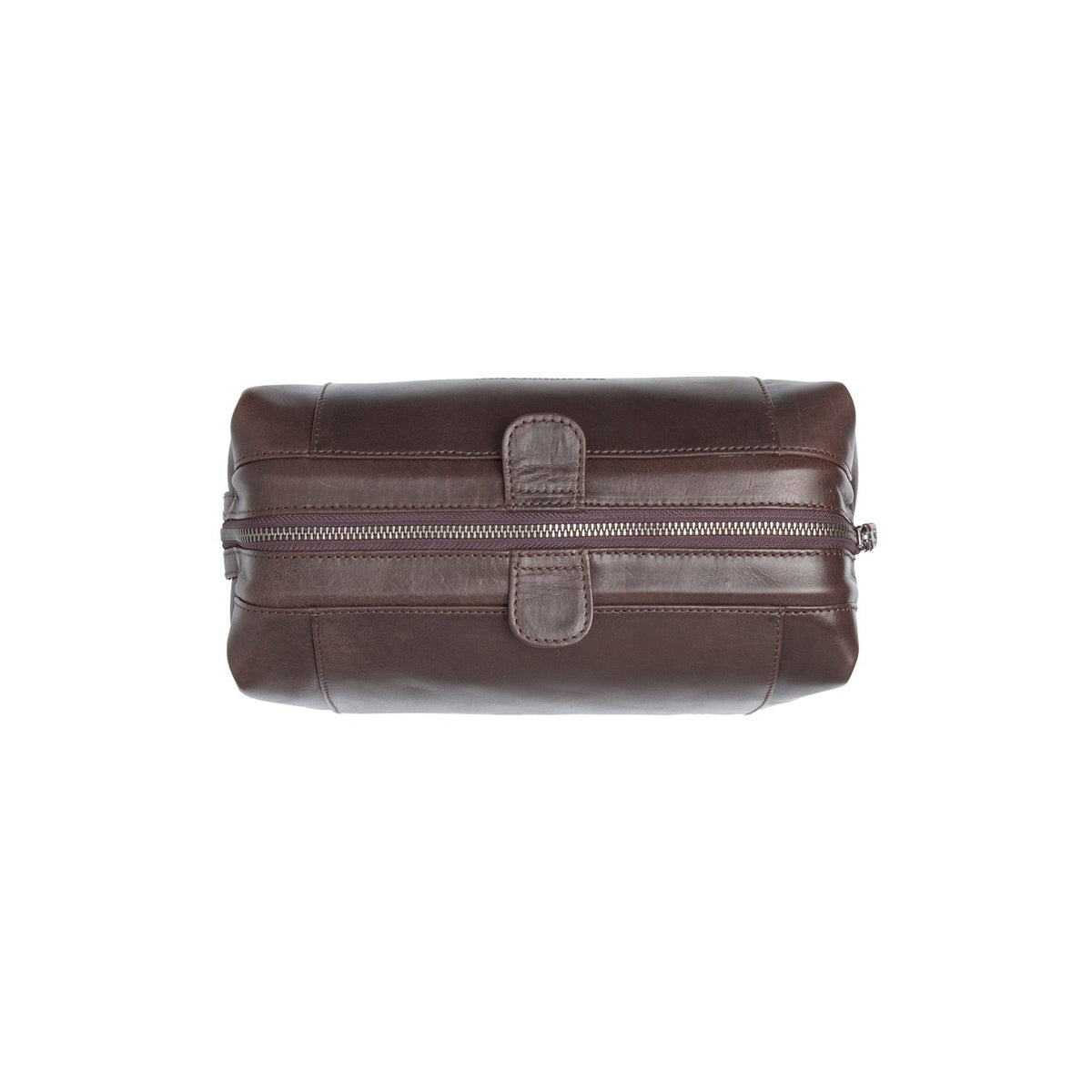 Biassa Full-Grain Leather Toiletry Bag voor Dames – alternate product view 3
