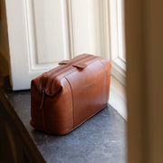 Biassa Full-Grain Leather Toiletry Bag voor Dames – alternate product view 2