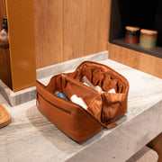Elmia Full-Grain Leather Toiletry Bag voor Dames – alternate product view 2