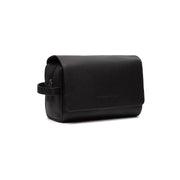 Rosario Full-Grain Leather Toiletry Bag voor Dames in Classic 100% Full-Grain Leather - Front Profile View &amp; Tailored Silhouette | Buy Online