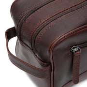 Stacey Full-Grain Leather Toiletry Bag voor Dames – alternate product view 3