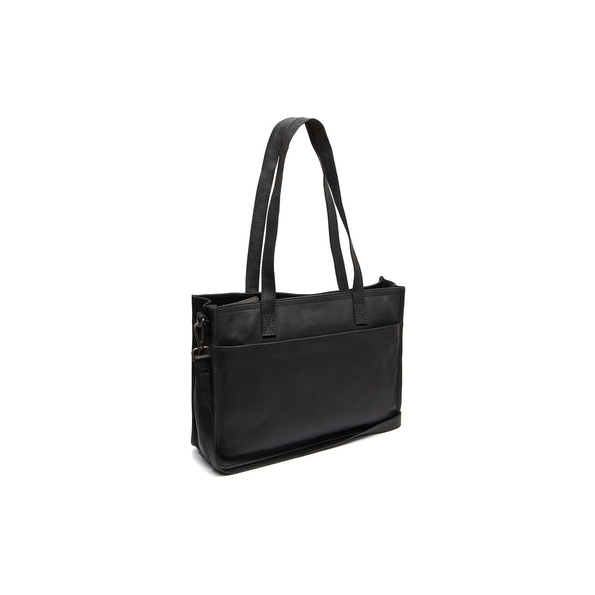 Adana Full-Grain Leather Tote Bag voor Dames in Classic 100% Full-Grain Leather - Full Exterior Front Profile View | Buy Online