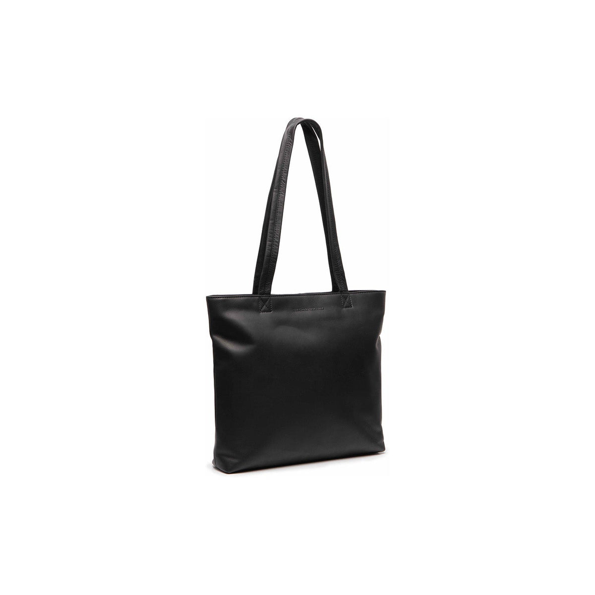 Alveron Full-Grain Leather Tote Bag voor Dames in Classic 100% Full-Grain Leather - Full Exterior Front Profile View | Buy Online