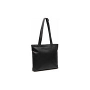 Alveron Full-Grain Leather Tote Bag voor Dames in Classic 100% Full-Grain Leather - Full Exterior Front Profile View | Buy Online