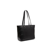Astano Full-Grain Leather Tote Bag voor Dames in Tan 100% Full-Grain Leather - Full Exterior Front Profile View | Buy Online