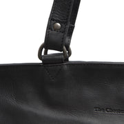 Berlin Volnerfleer Lederen shopper - Structured Side Profile Showing Gusset Depth &amp; Expansion Capacity