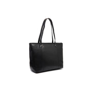 Ferrera Full-Grain Leather Tote Bag voor Dames in Classic 100% Full-Grain Leather - Full Exterior Front Profile View | Buy Online