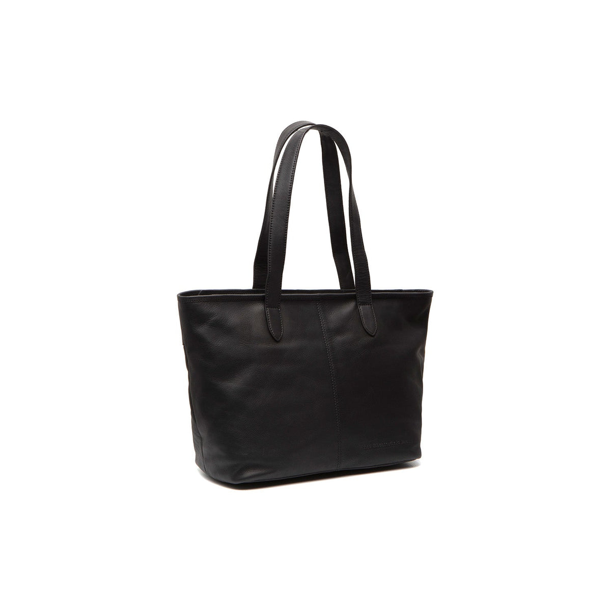 Monza Full-Grain Leather Tote Bag voor Dames in Classic 100% Full-Grain Leather - Full Exterior Front Profile View | Buy Online