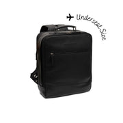Jamaica Full-Grain Leather Travel Backpack voor Dames in Classic 100% Full-Grain Leather - Full Exterior Front Profile View | Buy Online