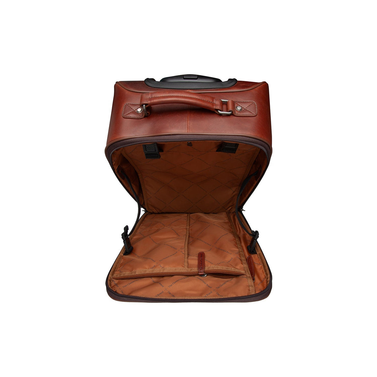 Tailored Rib Cuffs &amp; Hem Craftsmanship Construction Detail on Leather Trolley San Marino voor Dames
