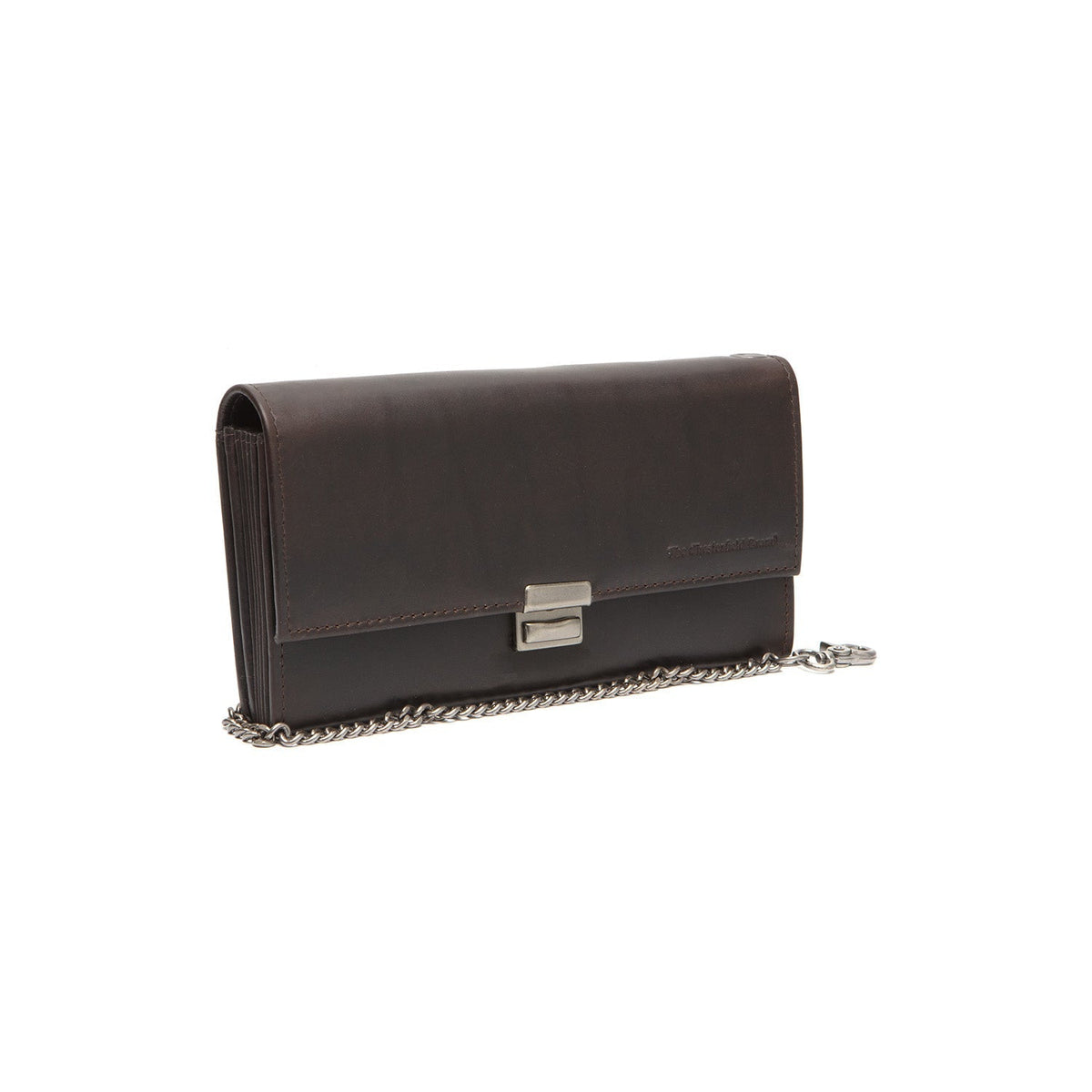 Bora Full-Grain Leather Waiter Wallet voor Dames in Classic 100% Full-Grain Leather - Full Exterior Front Profile View | Buy Online