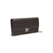 Bora Full-Grain Leather Waiter Wallet voor Dames in Classic 100% Full-Grain Leather - Full Exterior Front Profile View | Buy Online