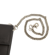 Solid Antique Brass Hardware &amp; Heavy-Duty Dual Zipper Detail on Elba Full-Grain Leather Waiter Wallet voor Dames