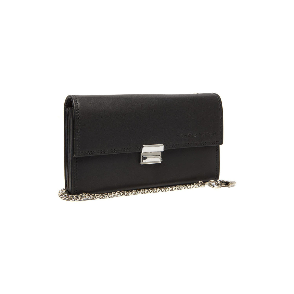 Elba Full-Grain Leather Waiter Wallet voor Dames in Classic 100% Full-Grain Leather - Full Exterior Front Profile View | Buy Online
