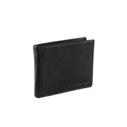Alvina Full-Grain Leather Wallet voor Heren in Classic 100% Full-Grain Leather - Full Exterior Front Profile View | Buy Online