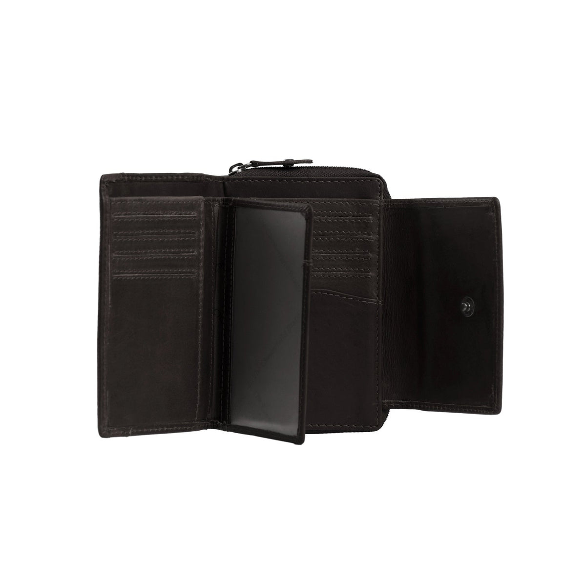 Ascot Full-Grain Leather Wallet voor Dames – alternate product view 3