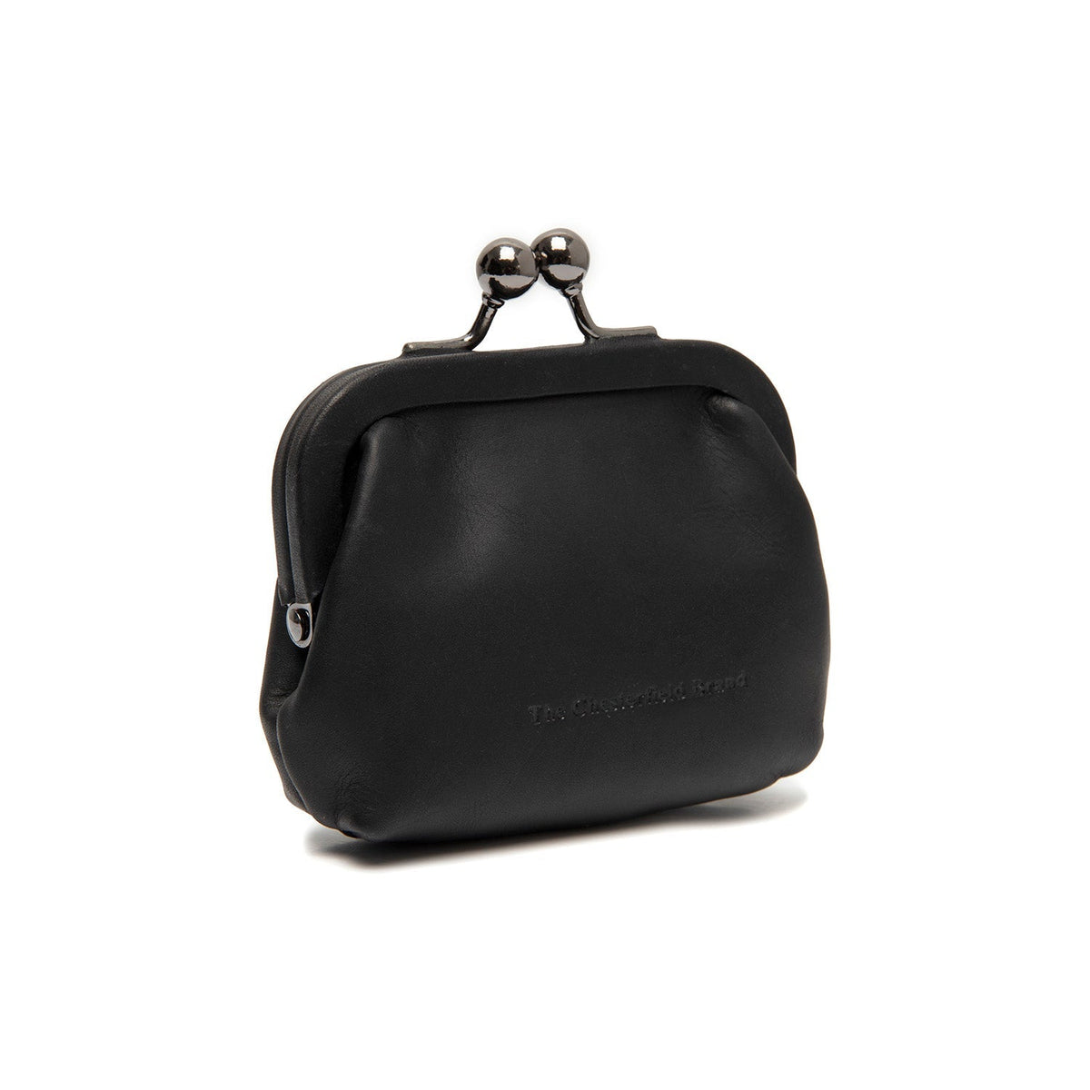 Calvia Full-Grain Leather Wallet voor Dames in Classic 100% Full-Grain Leather - Full Exterior Front Profile View | Buy Online
