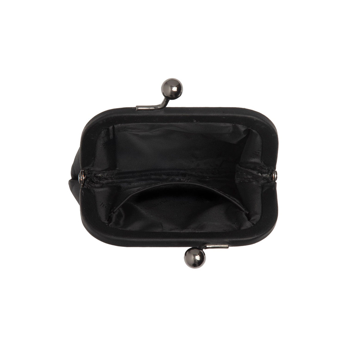 Calvia Full-Grain Leather Wallet voor Dames - Structured Side Profile Showing Gusset Depth &amp; Expansion Capacity