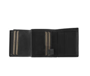 Carl Full-Grain Leather Wallet voor Heren - Structured Side Profile Showing Gusset Depth &amp; Expansion Capacity