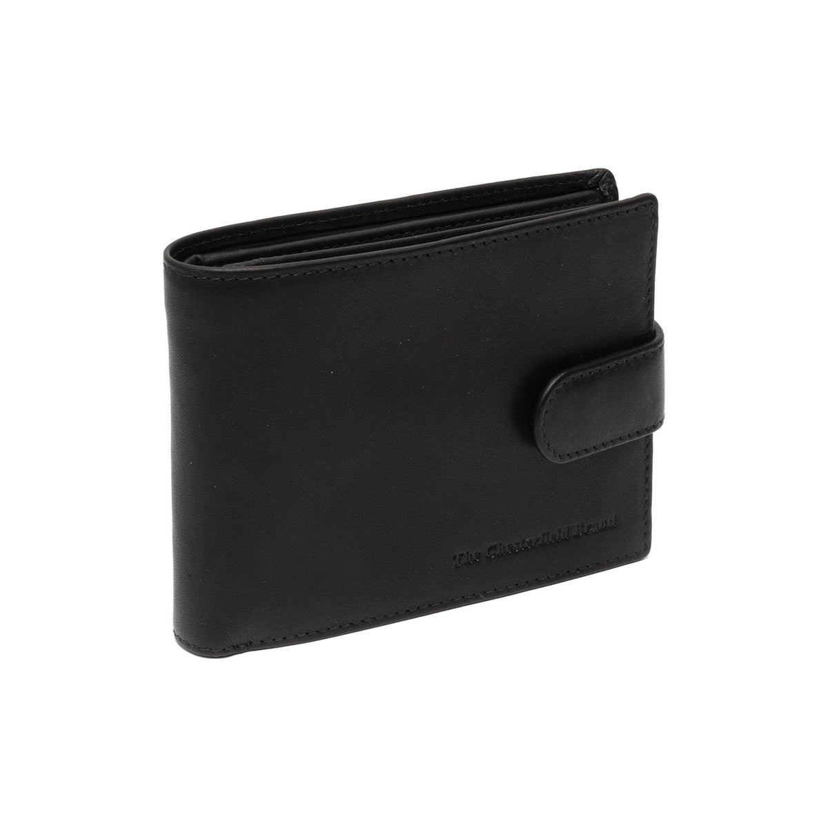 Curtis Full-Grain Leather Wallet voor Heren in Classic 100% Full-Grain Leather - Full Exterior Front Profile View | Buy Online