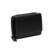Doniva Full-Grain Leather Wallet voor Dames in Classic 100% Full-Grain Leather - Full Exterior Front Profile View | Buy Online