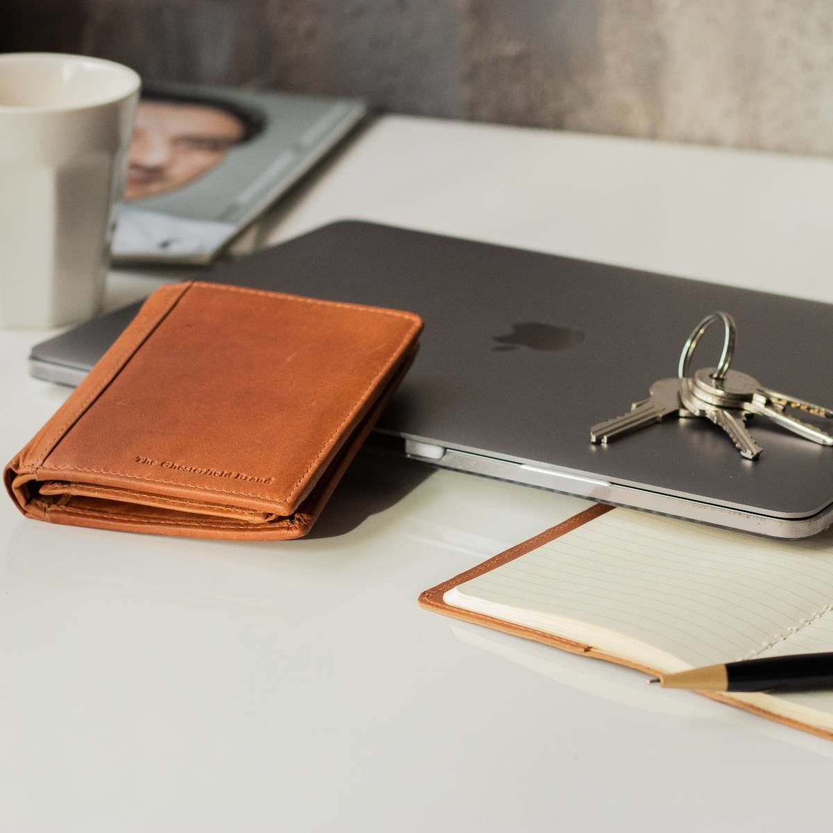 Ethel Full-Grain Leather Wallet voor Dames – alternate product view 2
