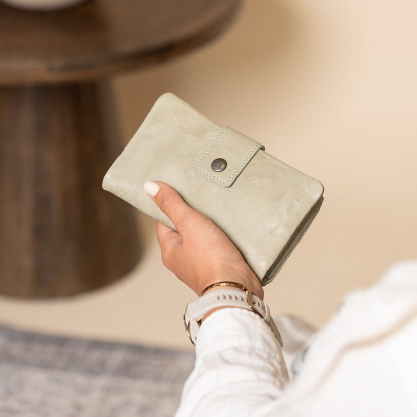 Fresno Full-Grain Leather Wallet voor Dames