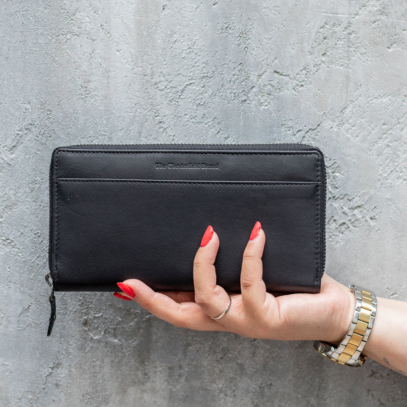 Halle Full-Grain Leather Wallet voor Dames
