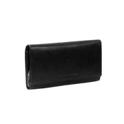Hampton Full-Grain Leather Wallet voor Dames in Classic 100% Full-Grain Leather - Full Exterior Front Profile View | Buy Online
