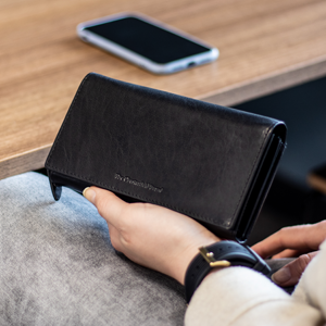 Hampton Full-Grain Leather Wallet voor Dames