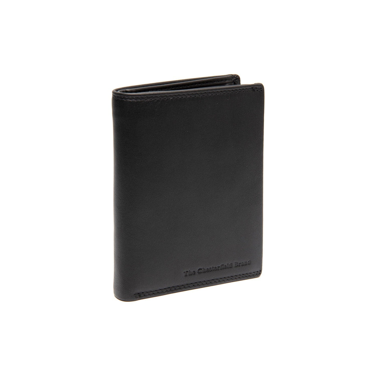 Hanson Full-Grain Leather Wallet voor Heren in Classic 100% Full-Grain Leather - Full Exterior Front Profile View | Buy Online