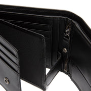 Hendrick Full-Grain Leather Wallet voor Heren - Structured Side Profile Showing Gusset Depth &amp; Expansion Capacity