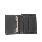 Hereford Full-Grain Leather Wallet voor Heren - Structured Side Profile Showing Gusset Depth &amp; Expansion Capacity
