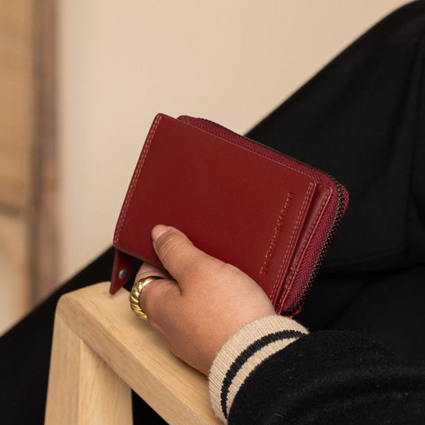 Lenwick Full-Grain Leather Wallet voor Dames – alternate product view 2