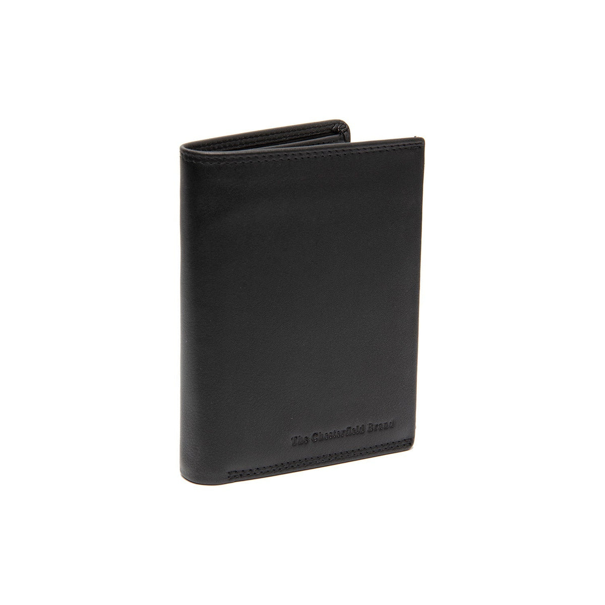 Leroy Full-Grain Leather Wallet voor Heren in Classic 100% Full-Grain Leather - Full Exterior Front Profile View | Buy Online