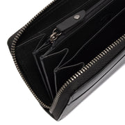 
Classic 100% Full-Grain leather Wallet - Achteraanzicht met versterkte leren banden