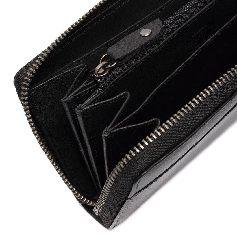 Livorno Full-Grain Leather Wallet voor Dames