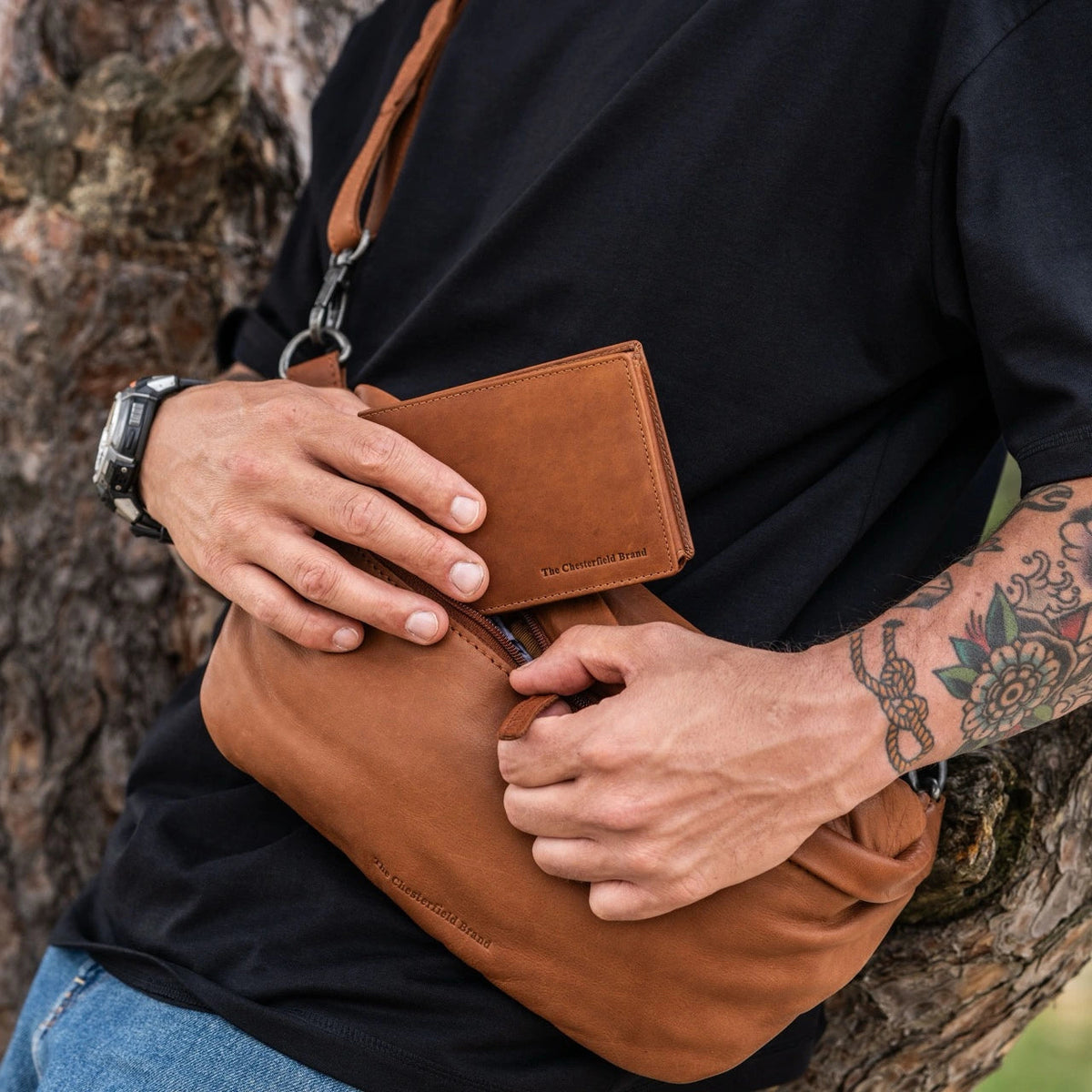 Marion Full-Grain Leather Wallet voor Heren – alternate product view 2