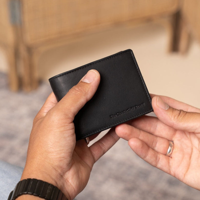 Marvin Full-Grain Leather Wallet voor Heren