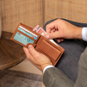 Marvin Full-Grain Leather Wallet voor Heren – alternate product view 3