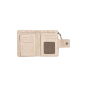
Classic 100% Full-Grain leather Wallet - Achteraanzicht met versterkte leren banden
