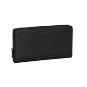 Nova Full-Grain Leather Wallet voor Dames in Classic 100% Full-Grain Leather - Full Exterior Front Profile View | Buy Online