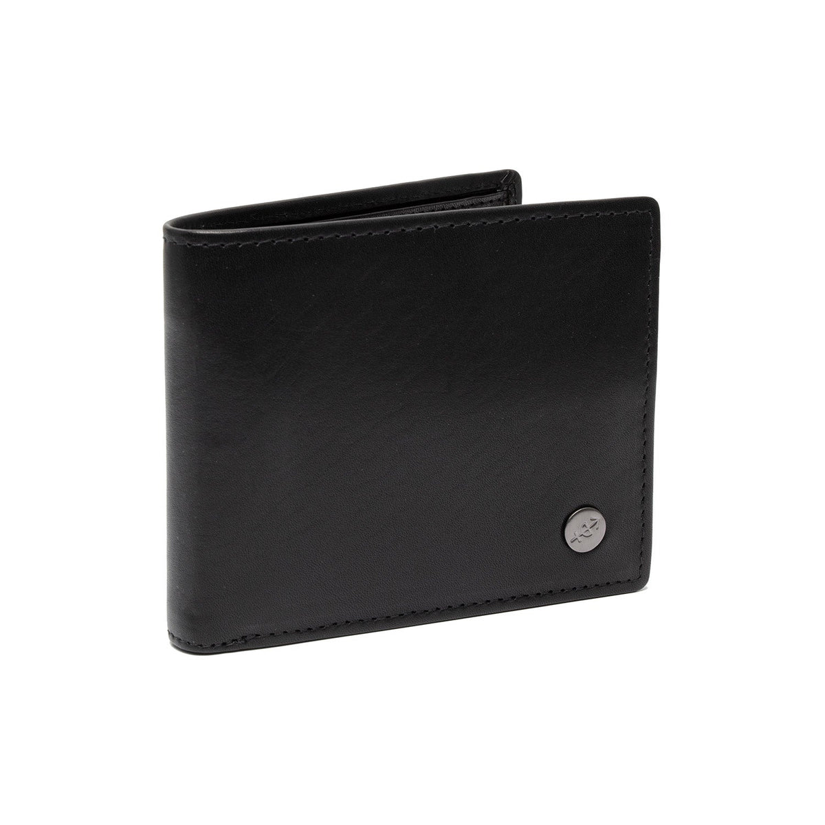 Positano Full-Grain Leather Wallet voor Heren in Tan 100% Full-Grain Leather - Full Exterior Front Profile View | Buy Online