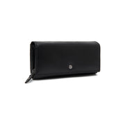 Rivalto Full-Grain Leather Wallet voor Dames in Classic 100% Full-Grain Leather - Full Exterior Front Profile View | Buy Online