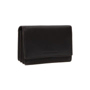 Salzburg Full-Grain Leather Wallet voor Dames in Classic 100% Full-Grain Leather - Full Exterior Front Profile View | Buy Online