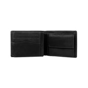 Timo Full-Grain Leather Wallet voor Heren - Structured Side Profile Showing Gusset Depth &amp; Expansion Capacity